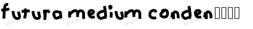 futura medium conden字体转换